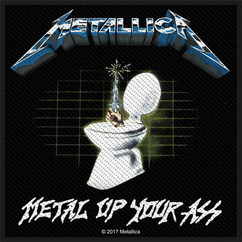 Tapasz Metallica Metal Up Your Ass Sew-On Patch Tapasz - 1