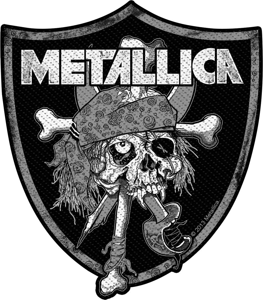 Lapje Metallica Raiders Skull Lapje
