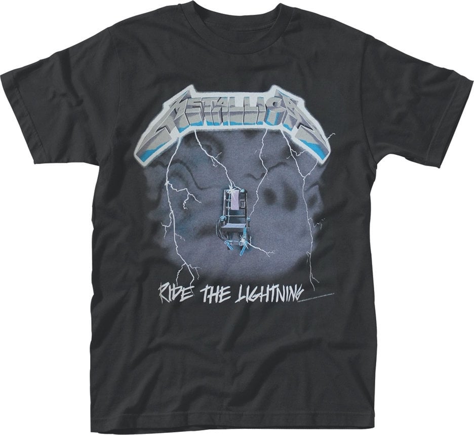 Shirt Metallica Shirt Ride The Lightning Black S