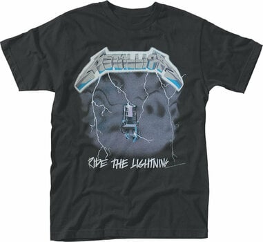 Camiseta de manga corta Metallica Camiseta de manga corta Ride The Lightning Black S - 1