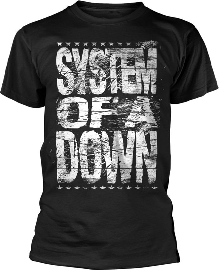 Koszulka System of a Down Koszulka Distressed Black L