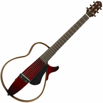 Guitare acoustique-électrique Yamaha SLG200S Crimson Red Burst - 1