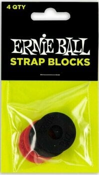 Strap-Lock Ernie Ball 4603 Strap-Lock Negru Roșu - 1