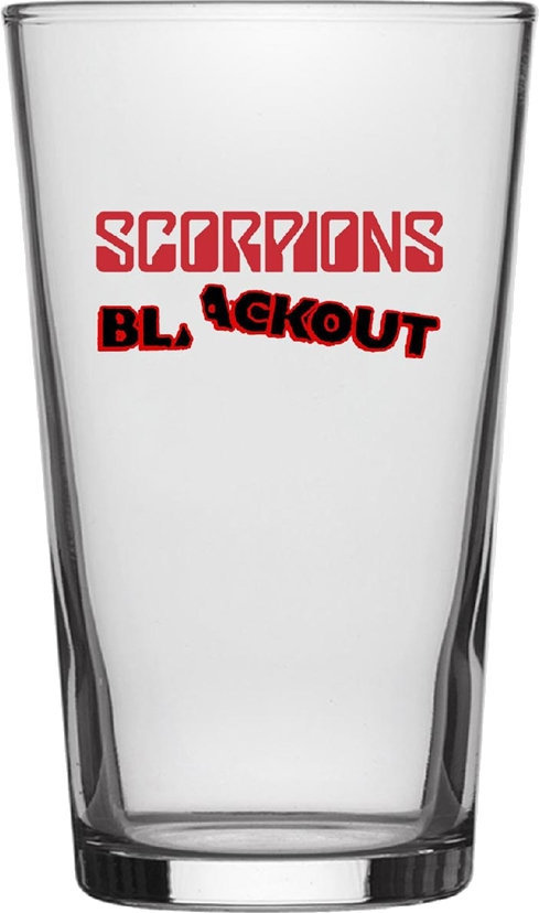 Sklenice Scorpions Blackout Sklenice
