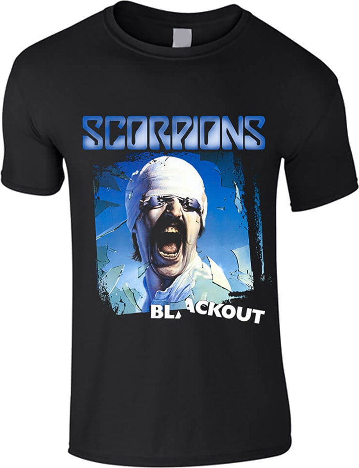 Shirt Scorpions Shirt Black Out Unisex Black 7 - 8 Y