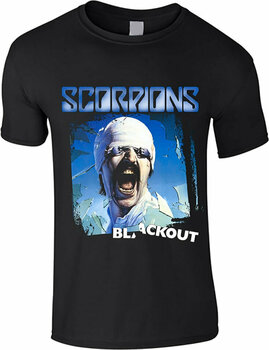 Shirt Scorpions Shirt Black Out Unisex Black 7 - 8 Y - 1