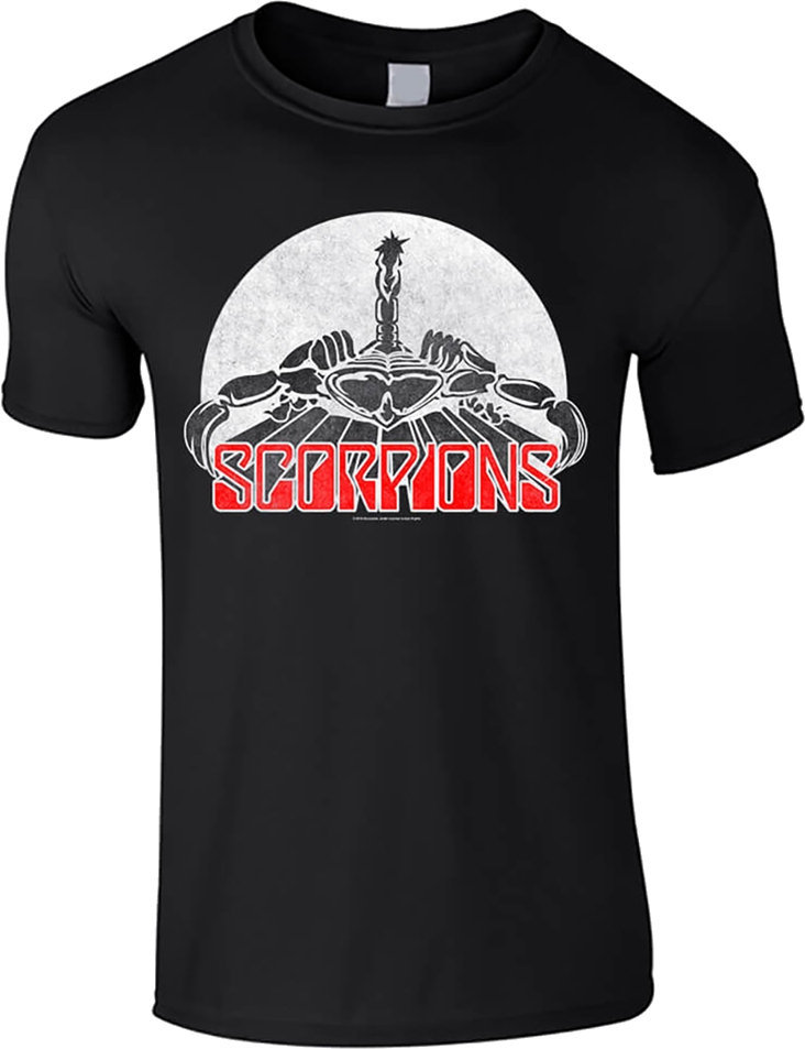 Skjorte Scorpions Skjorte Logo Sort 7 - 8 Y