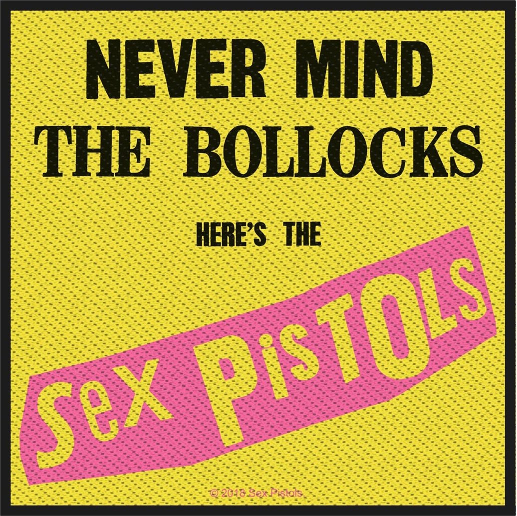 Naszywka, naklejka, odznaka Sex Pistols Nevermind The Bollocks Naszywka