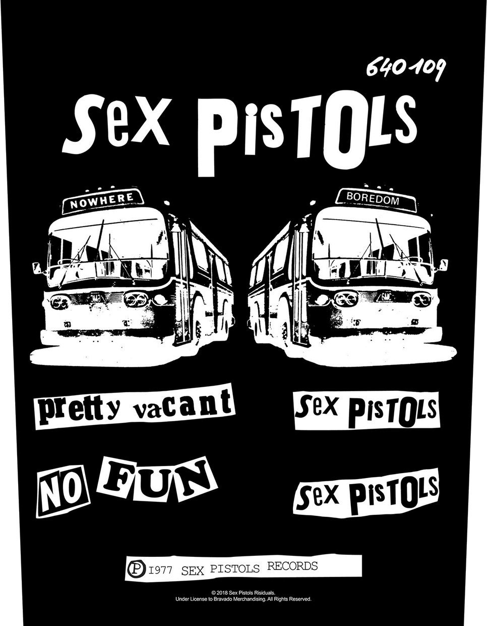 Lapje Sex Pistols Pretty Vacant Lapje