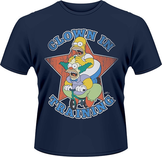 T-shirt The Simpsons Bleu Foncé XL T-shirt de film