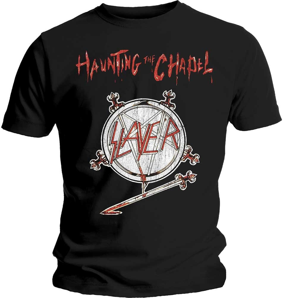 Tricou Slayer Tricou Haunting The Chapel Bărbaţi Negru XL