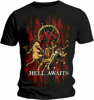 Skjorte Slayer Skjorte Hell Awaits Sort S - 1