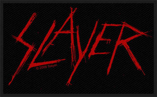 Кръпка / значка Slayer Scratched Logo Кръпка за пришиване