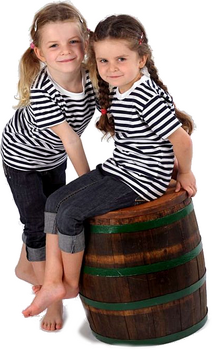 Kids Sailng Clothes Sailor Kid's Breton White-Blue 122 - 1