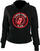 Sudadera The Rolling Stones Zip Code 2015 Circle Logo Black Hooded Sweatshirt S