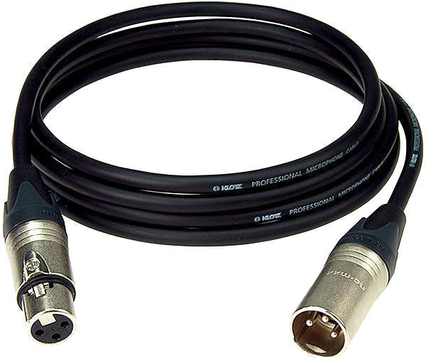 Câble pour microphone Klotz M1FM1N1500 Noir 15 m