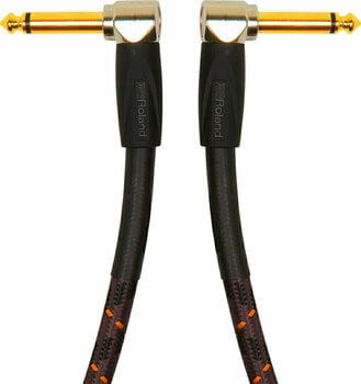 Propojovací kabel, Patch kabel Roland RIC-G1AA Černá 30 cm Lomený - Lomený - 1