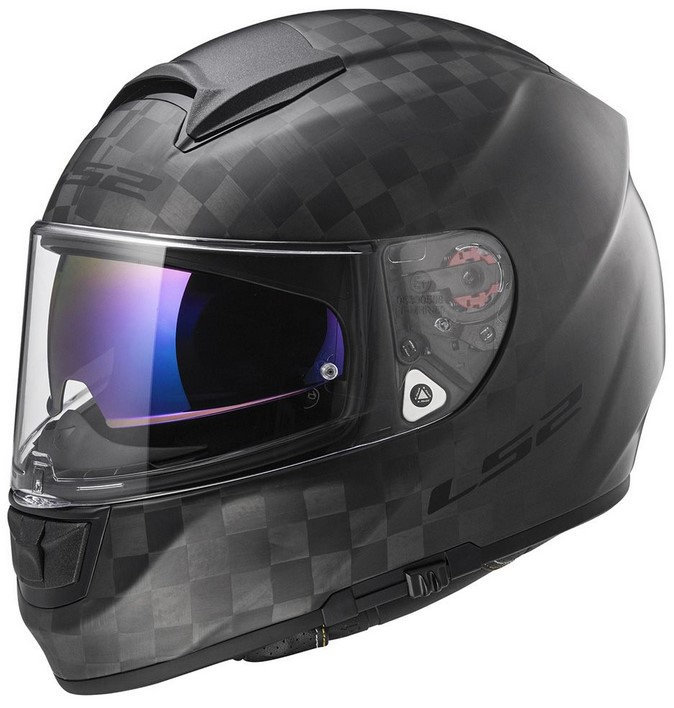 Helm LS2 FF397 Vector Matt Black Carbon M Helm