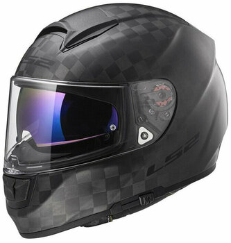 Helm LS2 FF397 Vector Matt Black Carbon M Helm - 1