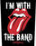 Applique, autocollant, badge The Rolling Stones I'm With The Band Patch à coudre