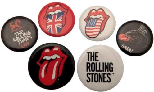 Badge The Rolling Stones Lips Badge