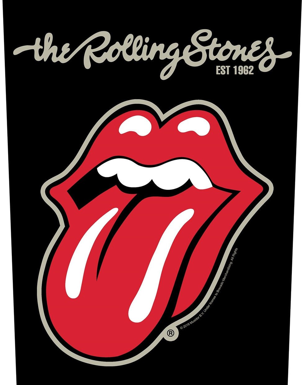 Patch, Sticker, badge The Rolling Stones Plastered Tongue Sew-On Patch