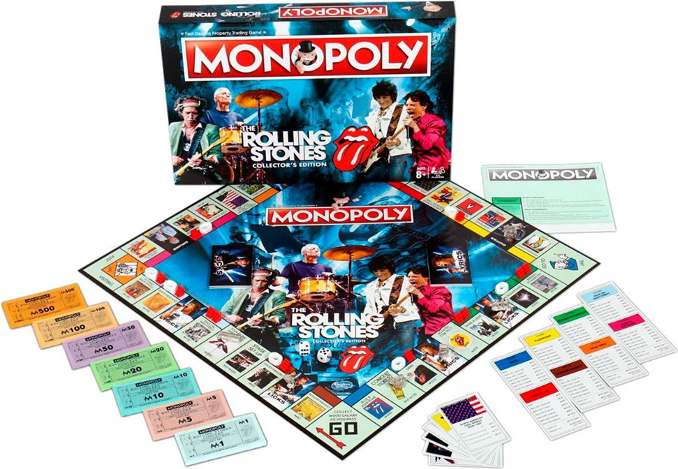 Puzzle i igre The Rolling Stones Monopoly