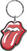 Pingente de música The Rolling Stones Tongue Chaveiro