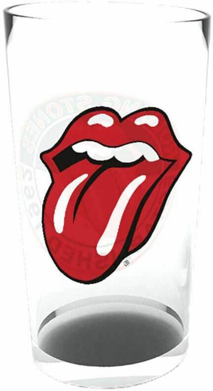 Glas The Rolling Stones Tongue Glas