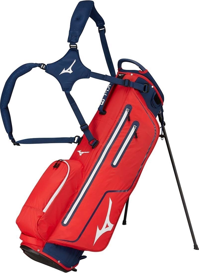 Golf torba Stand Bag Mizuno K1-LO Rdeča Golf torba Stand Bag