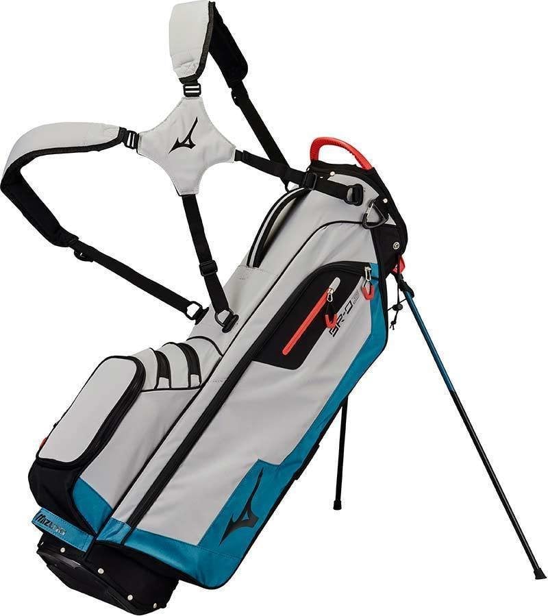 Borsa da golf Stand Bag Mizuno BR-D3 Grigio-Blu Borsa da golf Stand Bag
