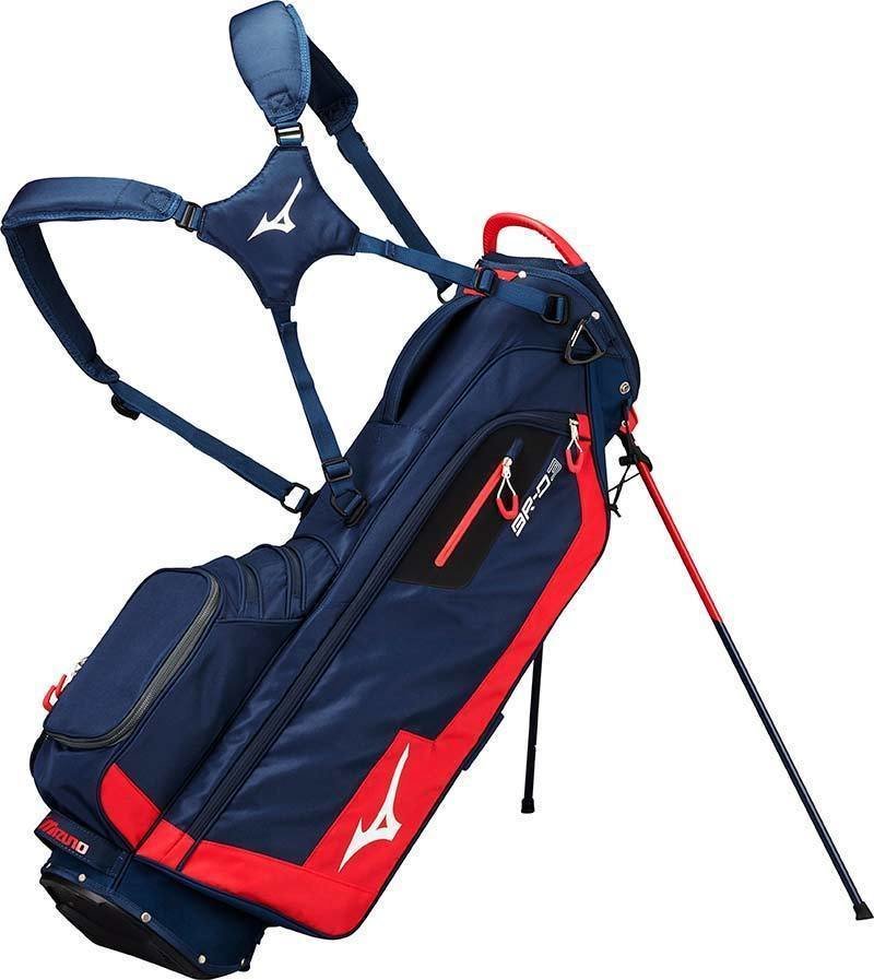 Golf torba Stand Bag Mizuno BR-D3 Navy-Rdeča Golf torba Stand Bag