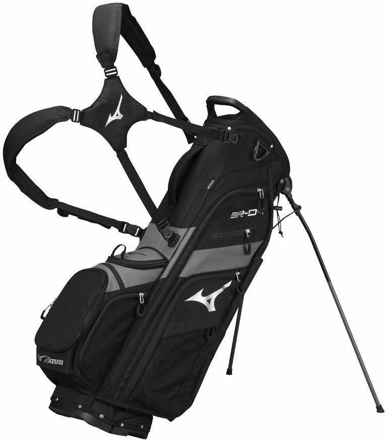 Borsa da golf Stand Bag Mizuno BR-D4 Nero Borsa da golf Stand Bag