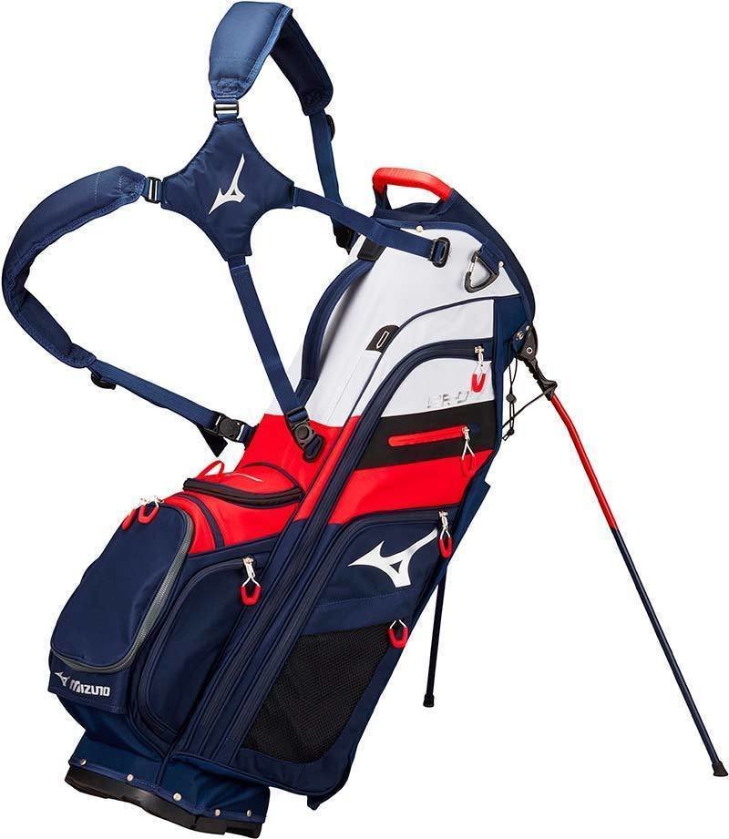 Golf torba Stand Bag Mizuno BR-D4 Navy-Rdeča Golf torba Stand Bag