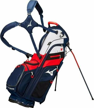 Golf Bag Mizuno BR-D4 Navy-Red Golf Bag - 1