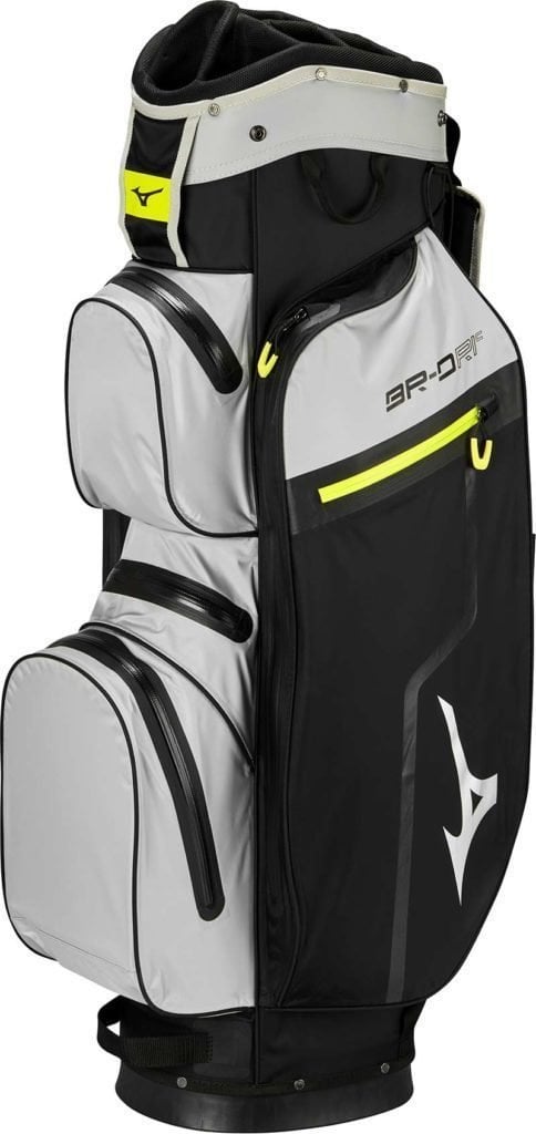 Golftaske Mizuno BR-DRI Black/Grey/Lime Golftaske