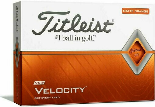 Golfový míček Titleist Velocity Golf Balls Orange 2020 - 1