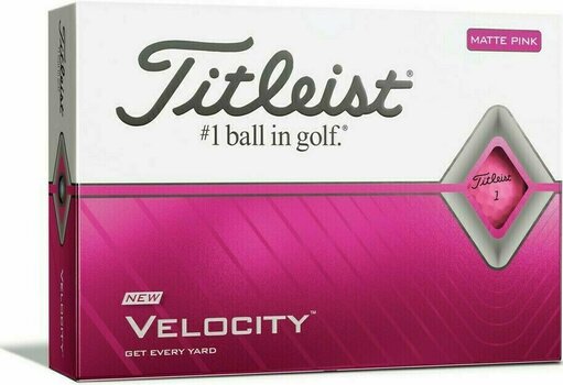 Golf Balls Titleist Velocity Golf Balls Pink 2020 - 1