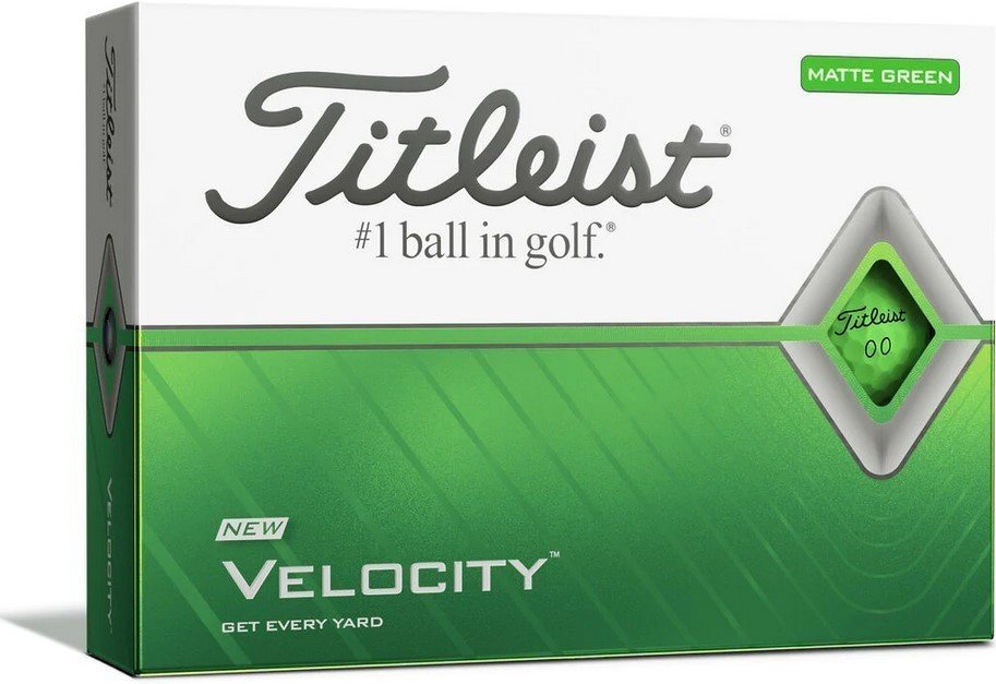 Нова топка за голф Titleist Velocity Golf Balls Green 2020