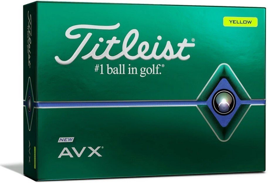 Golfball Titleist AVX Golf Balls Yellow 2020