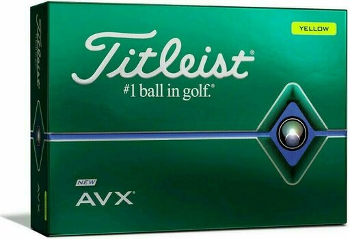 Golf Balls Titleist AVX Golf Balls Yellow 2020 - 1