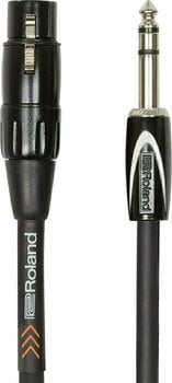 Microphone Cable Roland RCC-3-TRXF Black 100 cm - 1
