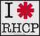 κηλίδα Red Hot Chili Peppers I Love Rhcp κηλίδα