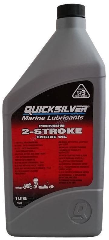 Olej do silników zaburtowych Quicksilver Premium 2-Cycle Outboard Oil 1 L