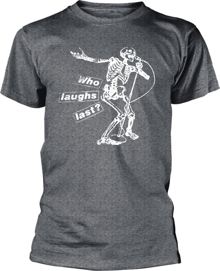 T-shirt Rage Against The Machine T-shirt Who Laughs Last Masculino Grey S
