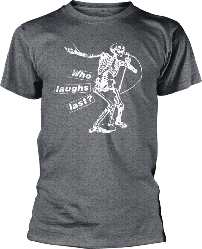 Camiseta de manga corta Rage Against The Machine Camiseta de manga corta Who Laughs Last Grey 2XL