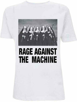 Majica Rage Against The Machine Majica Nuns And Guns Moška Bela XL - 1