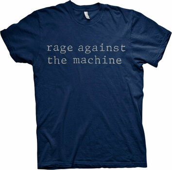 Skjorte Rage Against The Machine Skjorte Original Logo Blue S - 1