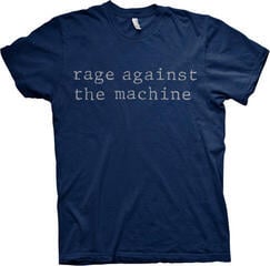T-Shirt Rage Against The Machine T-Shirt Original Logo Unisex Navy Blue M