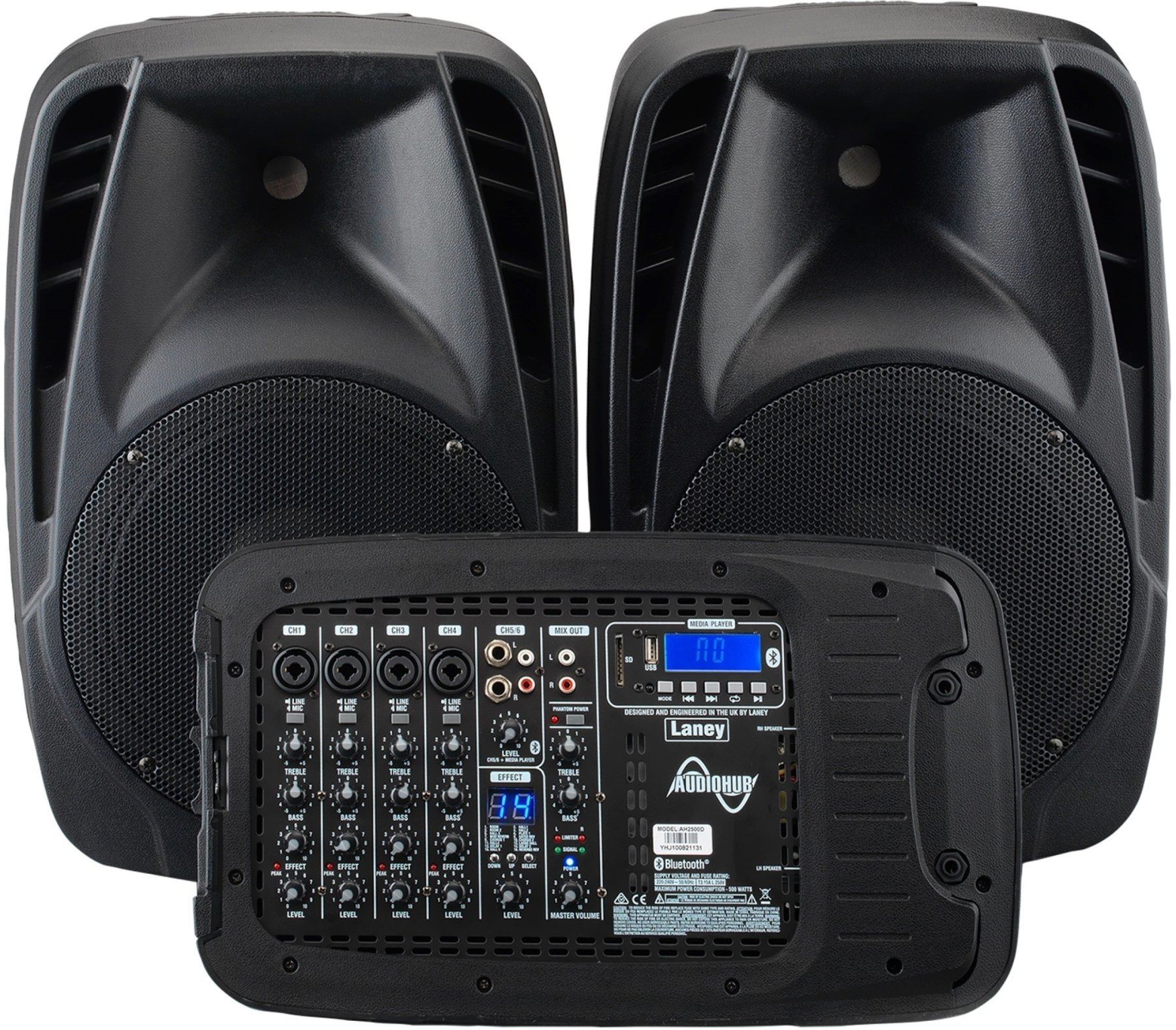 Prenosný ozvučovací PA systém Laney AH2500D Prenosný ozvučovací PA systém